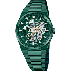 Festina Automatik Herren Automatik F20072/1 - grün - 40mm