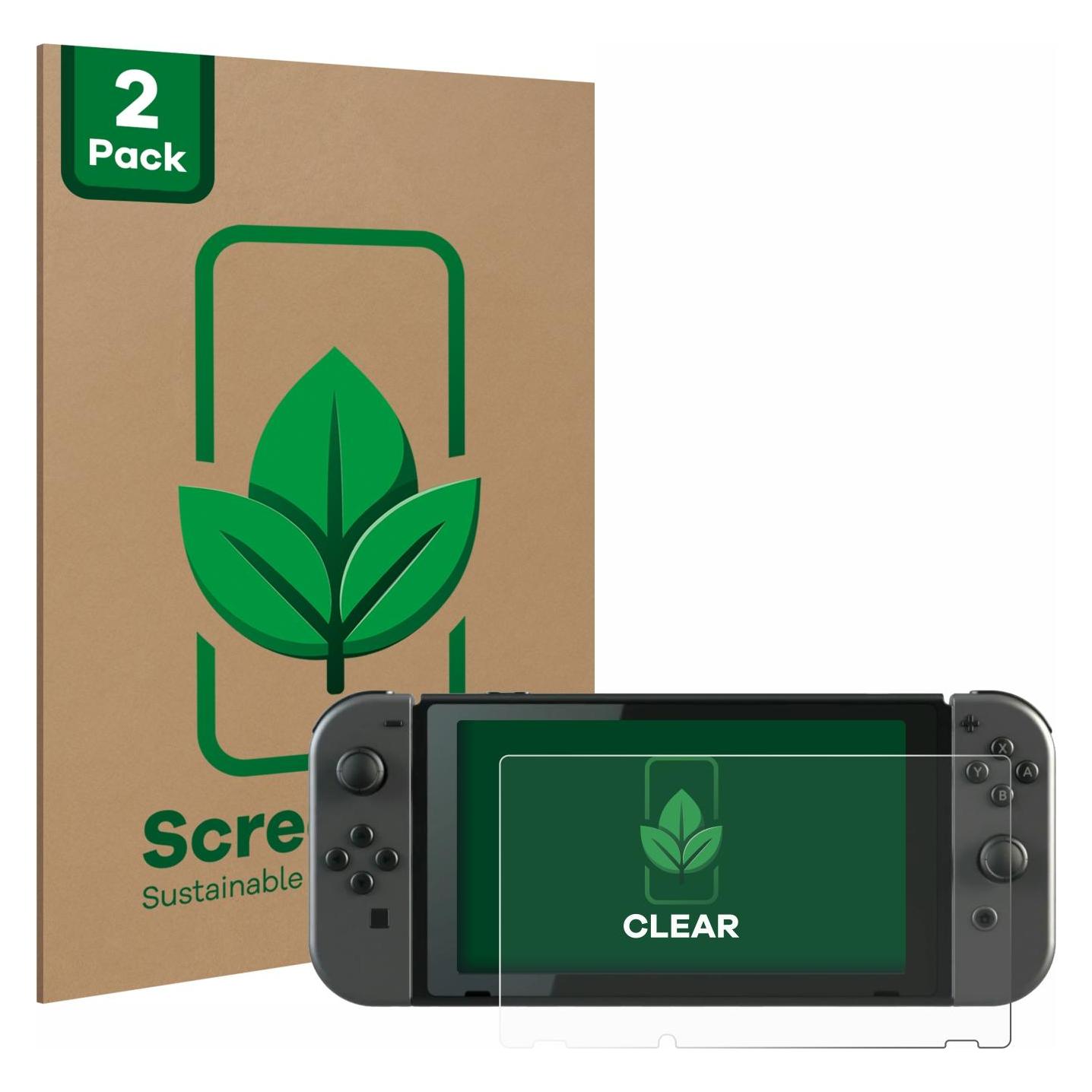 ScreenLeaf Schutzfolie für Nintendo Switch Displayschutz Display Schutz Folie Klar Transparent (6130832)