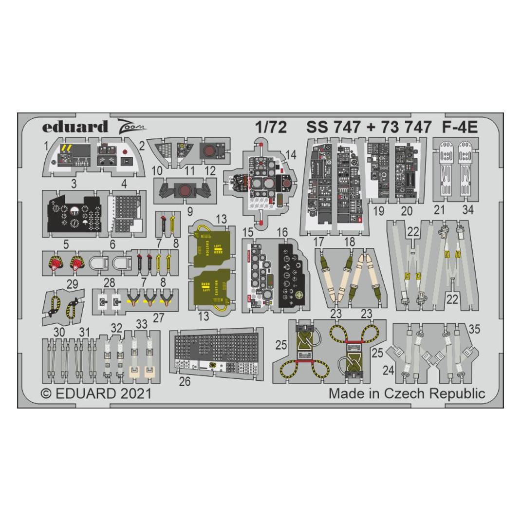 Eduard F-4E 1/72 for FINE MOLDS (73747)
