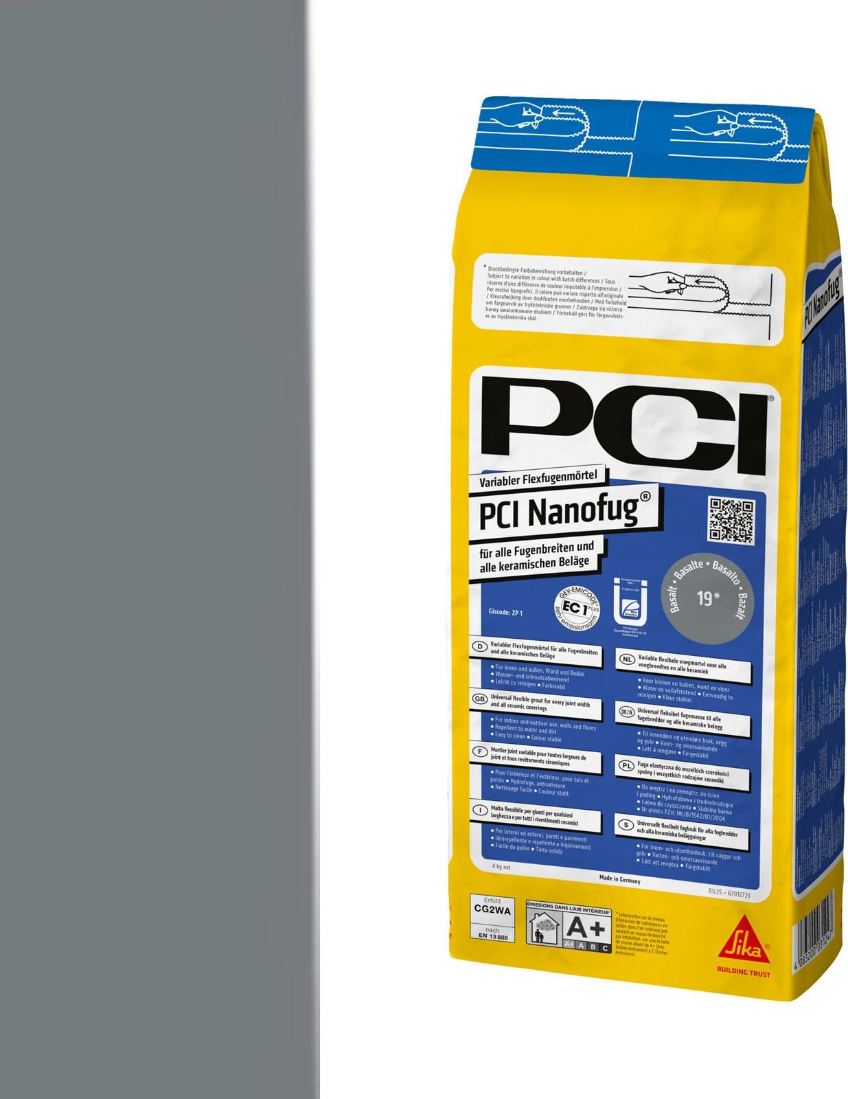 PCI Nanofug Nr. 19 Basalt 4 kg