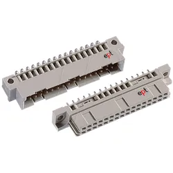 FL-B 64-2,5-0 - Federleiste B - 64-pol, 2,54 mm, 0°, THTR