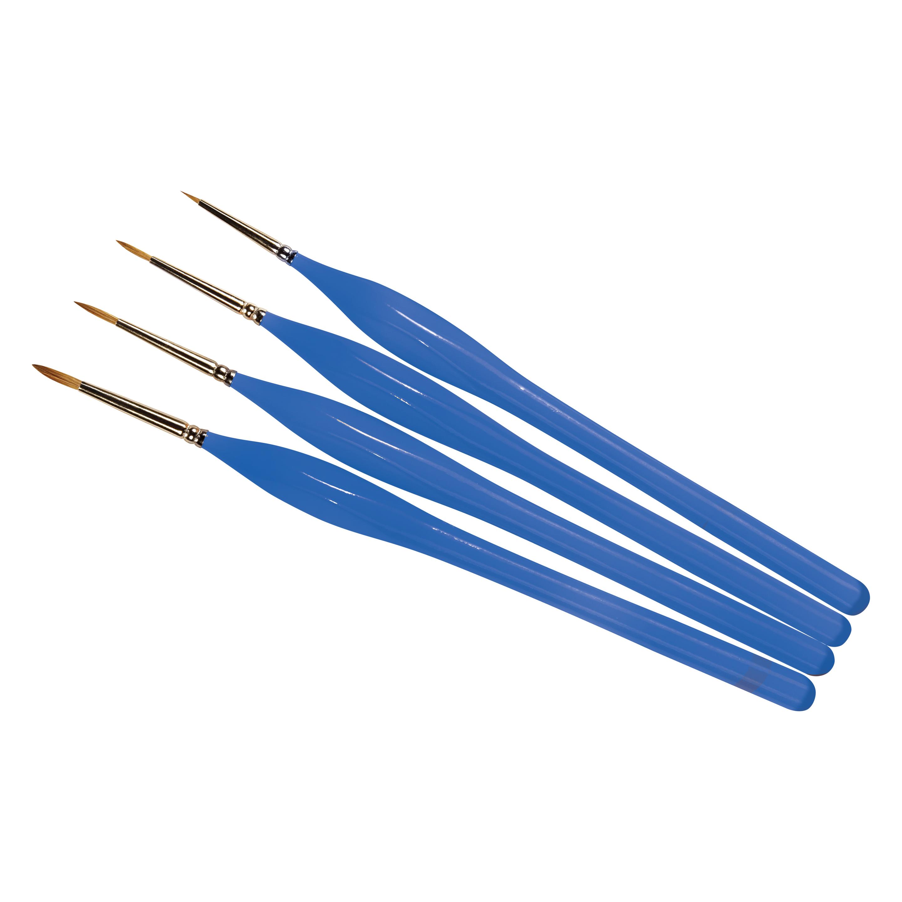 Hornby Brush Pack - Detail Ergonomic Handle 00, 0, 1, 2 (HUM AG4304)