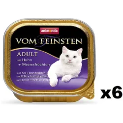Animonda Cat Vom Feinsten Adult Hühn und Meeresfrüchten 6x100g