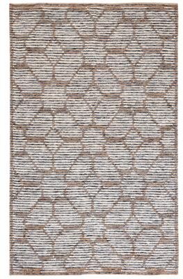 SAFAVIEH Handmade Natural Fiber Verginica Nautical Geometric Wool Rug