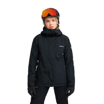 Snowboardjacke ROXY "GORE‑TEX Drifter", Damen, Gr. L, schwarz, Obermaterial: 100% Polyester., Jacken Snowboardjacke