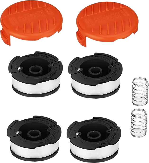 INF Bobines de fil avec fil de coupe pour coupe-herbe Black & Decker GL4525, GL5028