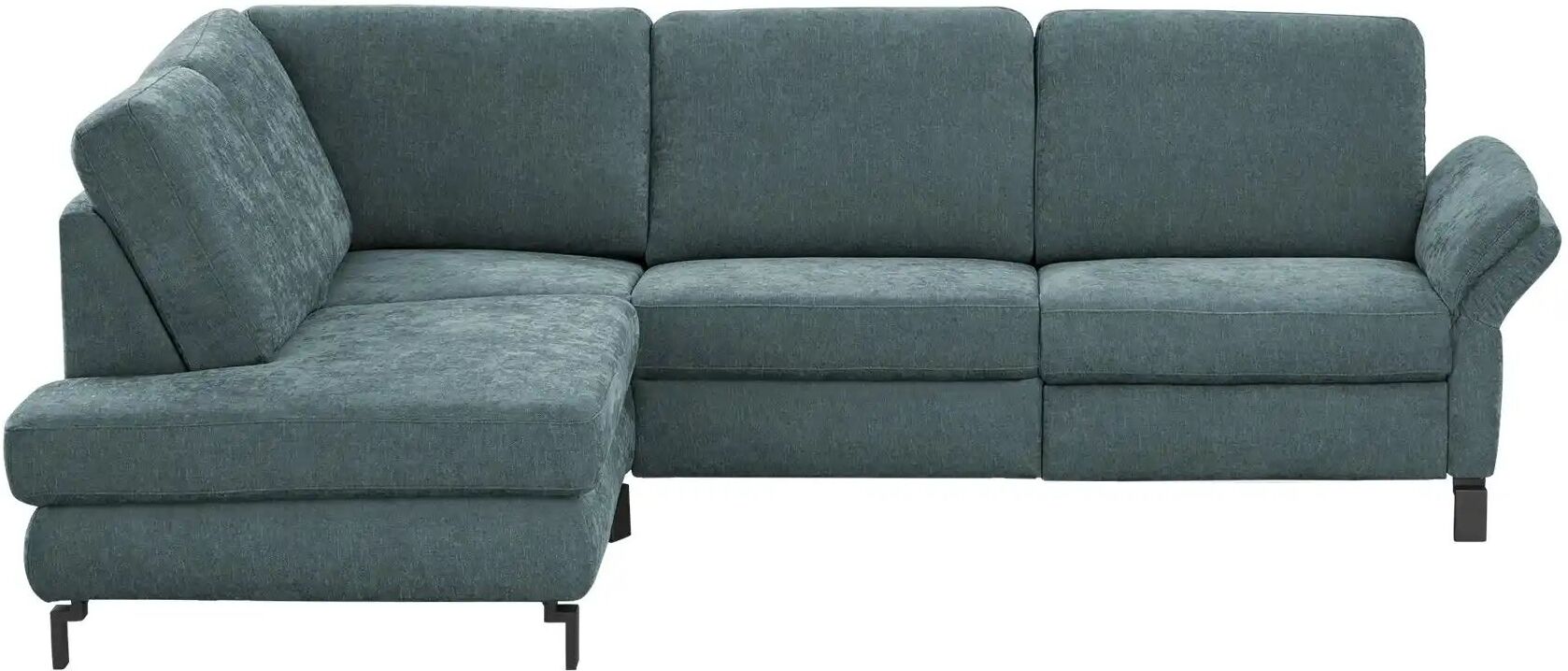 Max Schelling Ecksofa Flachgewebe Maximum Plus ¦ türkis/petrol ¦ Maße (cm): B: