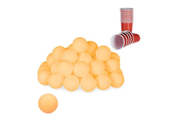 Beer Pong Bälle orange Orange