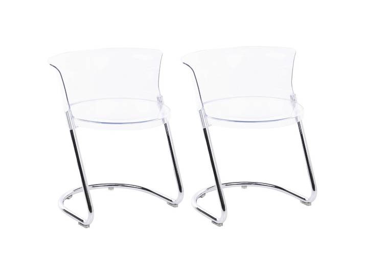 ESSZIMMERSTUHL 2er Set Transparent Oshkosh