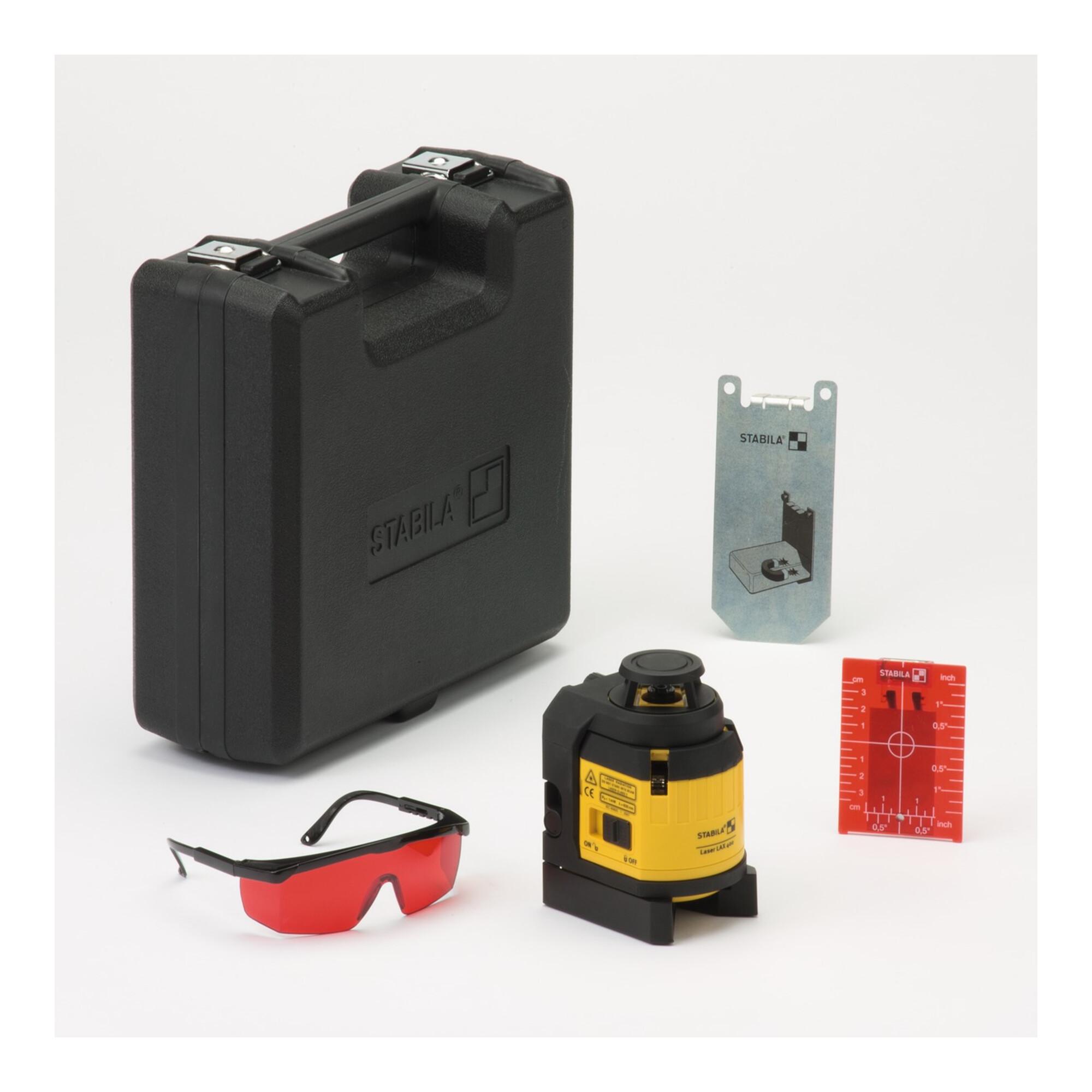 STABILA Multilinienlaser LAX 400 20 m mit Batterien (18702)