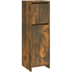 vidaXL Badezimmerschrank Räuchereiche 30x30x95 cm Holzwerkstoff