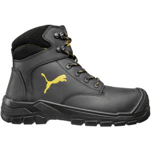 Puma-Safety Sicherheitsschuhe Borneo Mid, S3, Stiefel, Fiberglaskappe, Rindsleder, Gr. 44