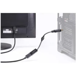 Delock Aktiver DisplayPort 1.4-zu-HDMI-Adapter, 4K, 60 Hz (HDR (DisplayPort, HDMI), Video Adapter, Schwarz