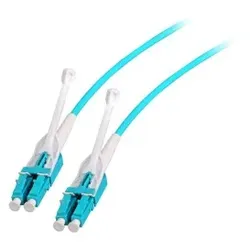 EFB DJP-LCLCOM3-UNI-2 Duplex Jumper LC-LC, OM3, 2m, mit Push/Pull Tab, austauschbare Polarität DJPLCLCOM3UNI2