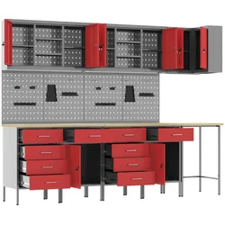 vidaXL, Werkstattschrank, Werkzeugschrank (55 cm, 220 cm)