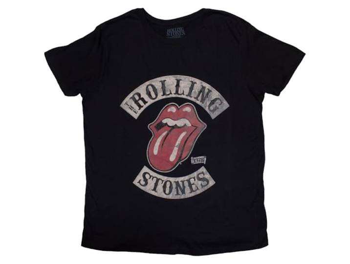 The Rolling Stones Tour 1978 Skinny Fit T Shirt XXL