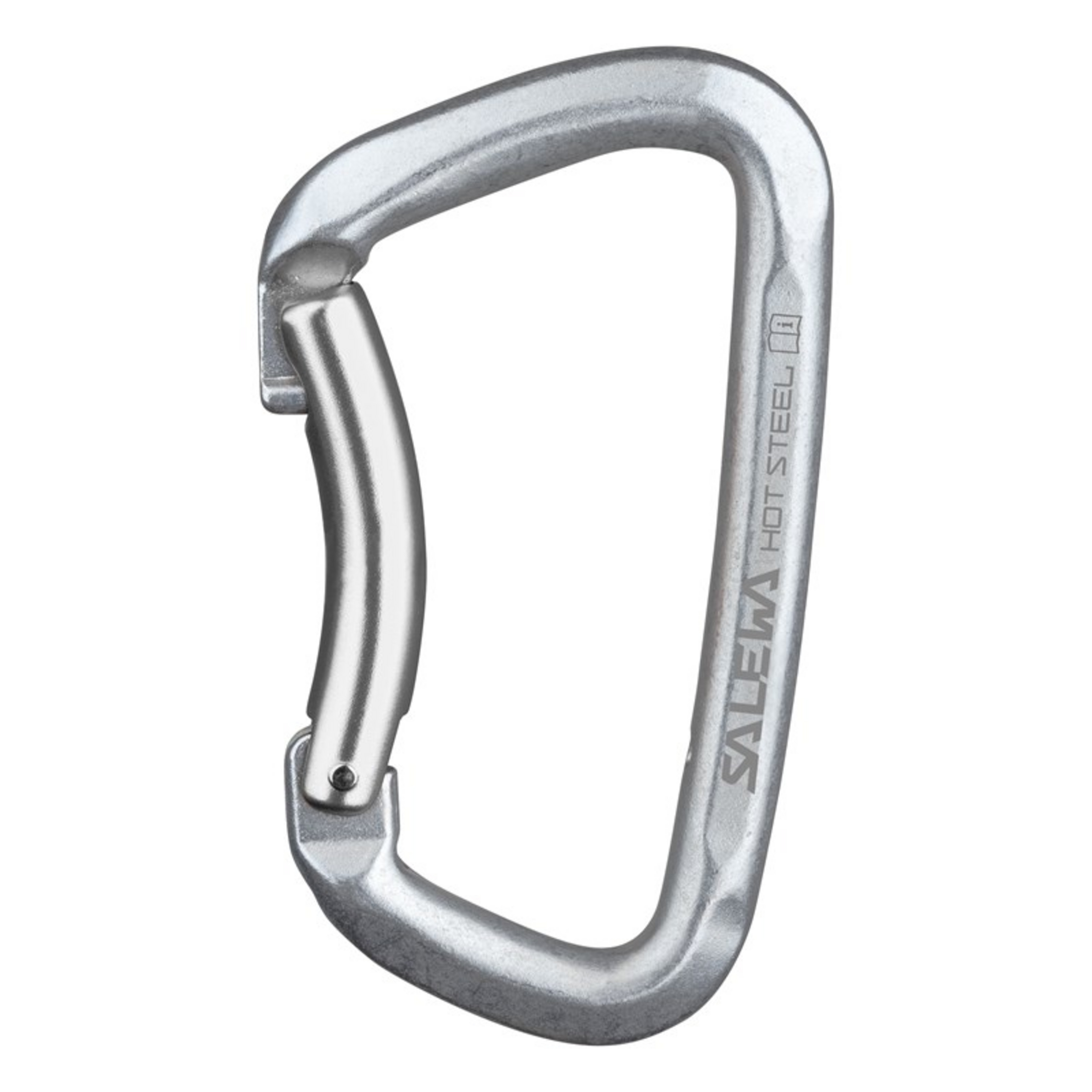 Salewa Hot Steel Bent Karabiner Karabiner grau Sportklettern