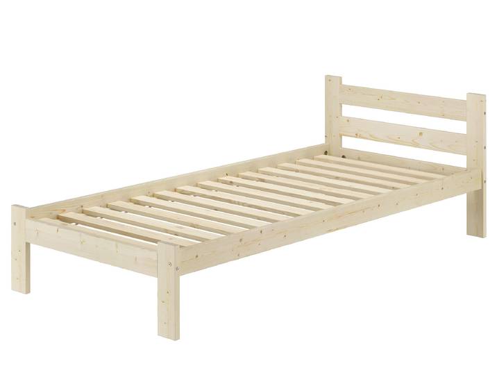 Unbehandeltes Holzbett Futonbett 90 x 200 cm Fichte