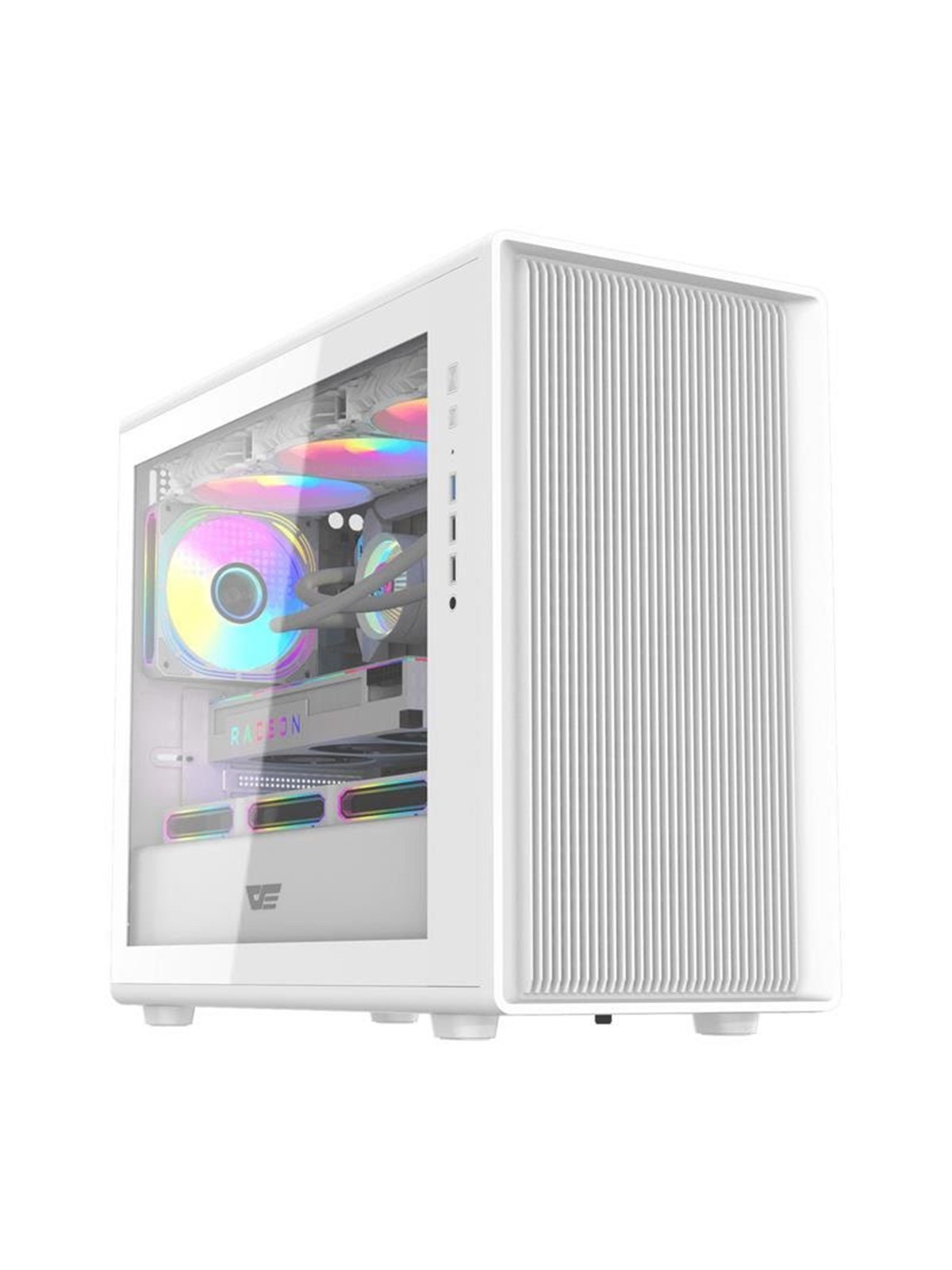 Darkflash DS460M Computer Case - Gehäuse - Weiß