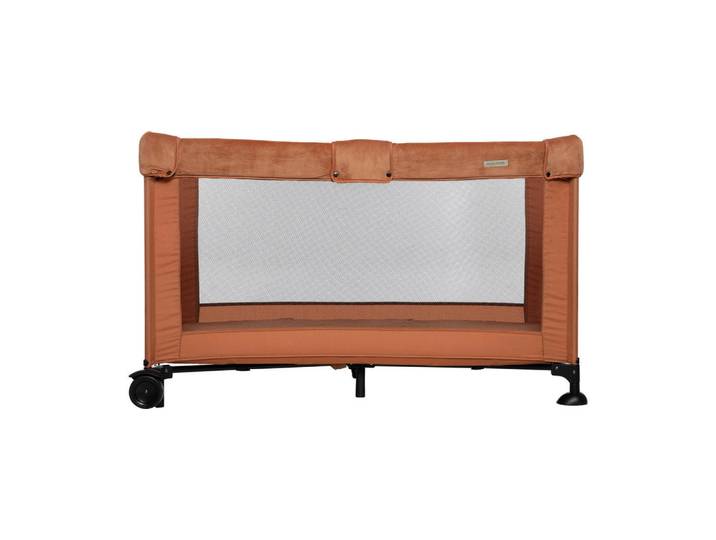 Reisebett Koelstra, Kupferfarben, Metall, Kunststoff, 126x65x75 cm, zusammenklappbar, Ausstieg, Babymöbel & Kindermöbel, Babyzimmer, Babybetten, Reisegitterbetten