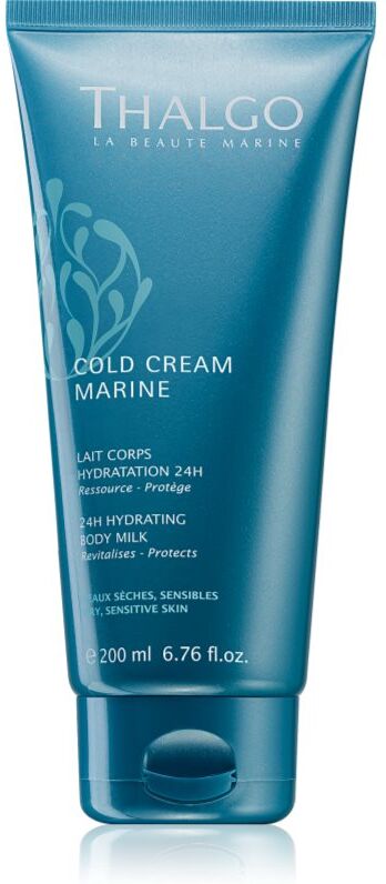 Thalgo Cold Cream Marine 24H Hydrating Body Milk lait corporel hydratant pour peaux sèches 200 ml