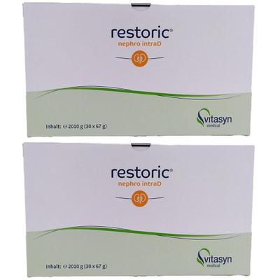 Restoric nephro intraD Mischkarton Plv.ohne Shaker 2x 2x30x67 g Pulver