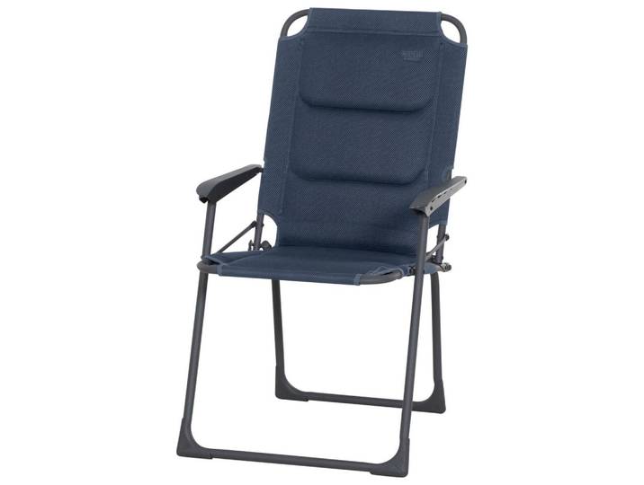Campingstuhl klappbar mit Arlehnen Dunkelblau Premium