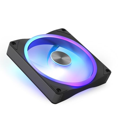 NZXT F140U Ultra 140mm PWM Multi-Zone RGB-ventilator - Zwart