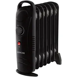 Sencor SOH 2107BK Ölheizung 700 W, Heizkörper, Schwarz