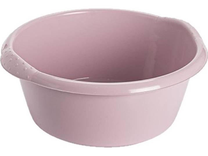 Hega Hoger Afwasteil - 10L - rond - roze - 38 x 16 cm - afwasbak