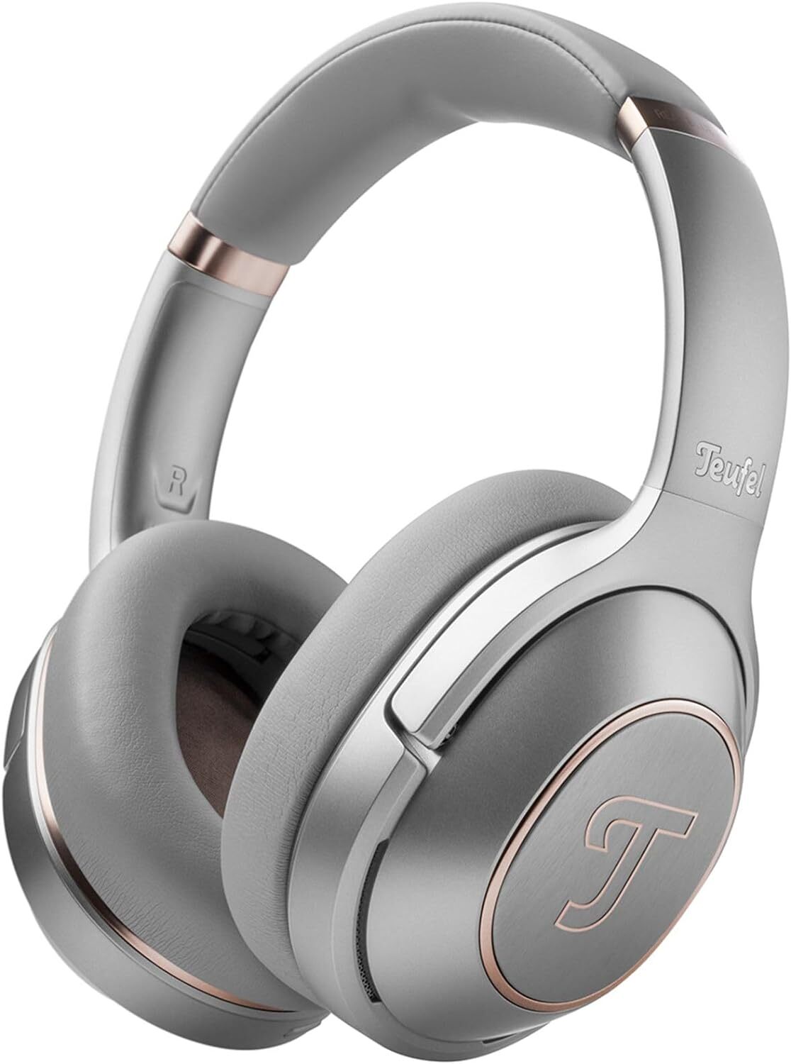 Teufel Kopfhörer Real Blue Pro Bügelkopfhörer kabellos Apple Siri Titanium Grey