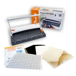 Peach Draht Bindemaschine , 8mm,  A4 - PB300-15 incl. 60teil. Starterpack