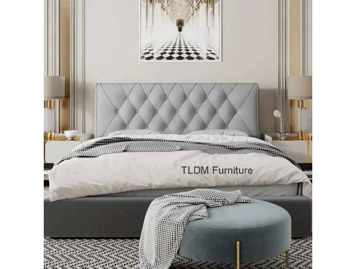 Dossier sac souple têtes de lit pour têtes de lit d'hôtel tissu de flanelle américain léger respectueux de la peau têtes de lit de ménage de luxe
