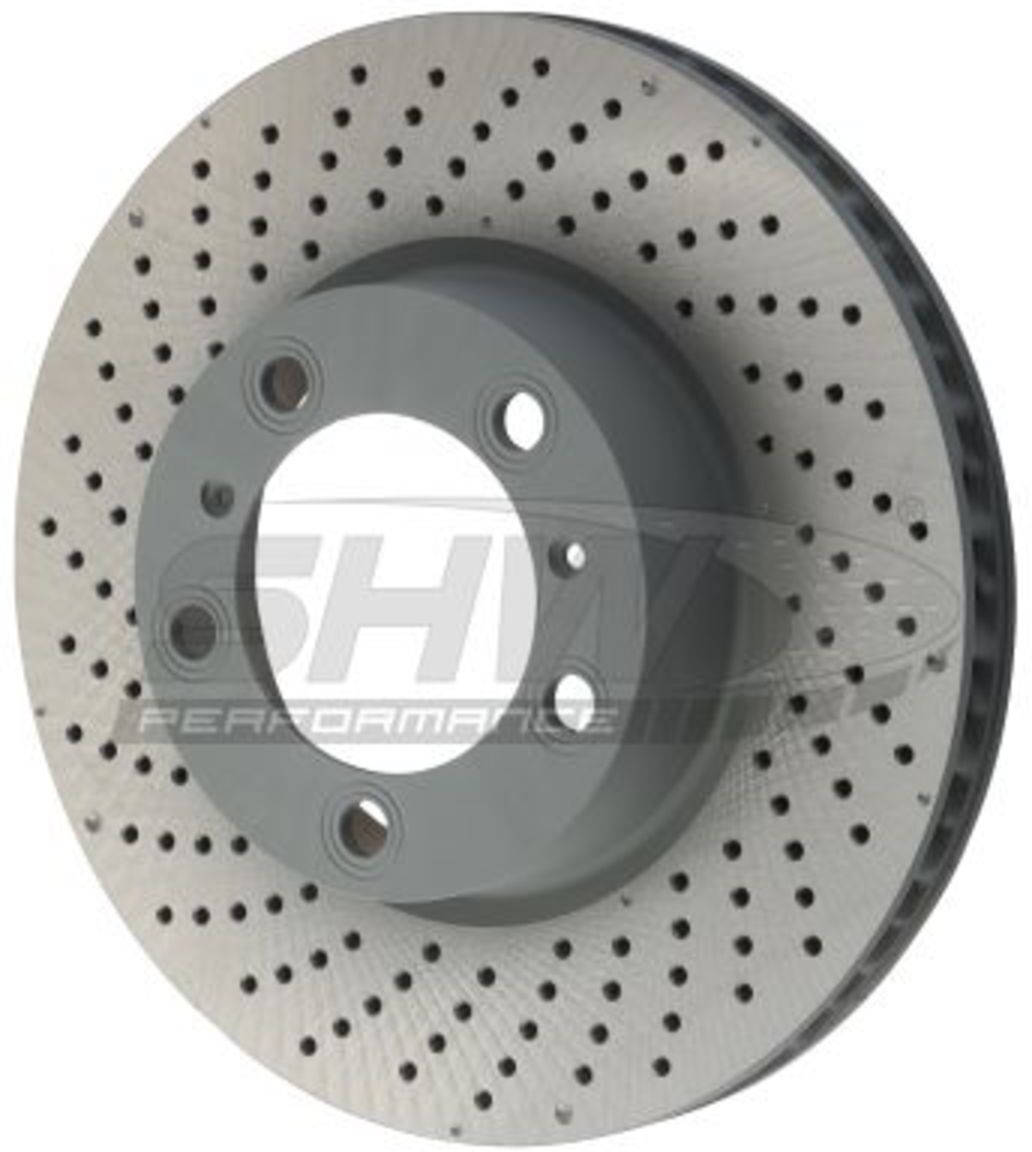 Shw Performance Bremsscheibe SHW PFL39811 vorne, belüftet, hochkarbonisiert, 1 Stück