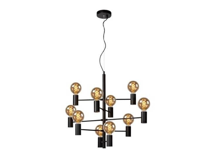 LUCIDE LEANNE - Pendelleuchten - Ø 65 cm - 10xE27 - Schwarz