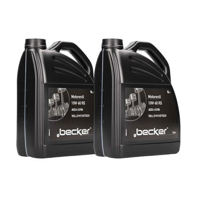 F.BECKER Motoröl Motorenöl 10W-60 RS [2x 5 L] 2360-1323
