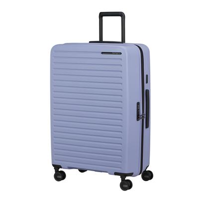 Hartschalen-Trolley SAMSONITE "RESTACKD, verschiedene Größen und Farben", Gr. B/H/T: 51cm x 75cm x 29cm 99 l, lavender, Polypropylen, unifarben, Koffer, für Urlaub, Reise, Ferien und Geschäftsreise, mit Volumenerweiterung