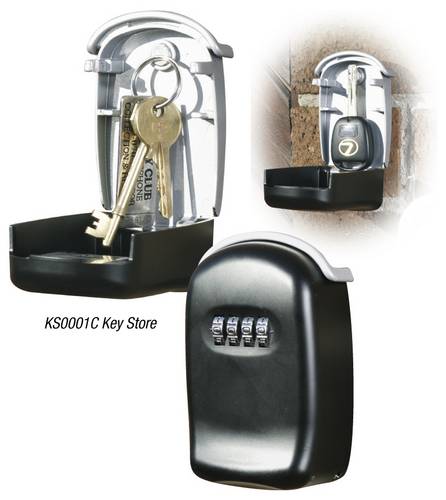 Phoenix Schlüsselsafe KS0001C Anzahl Haken 1 Schwarz/Silber