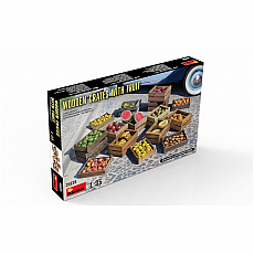 MiniArt - Wooden Crates with Fruit - 1:35 - 16 Holzkisten 311194