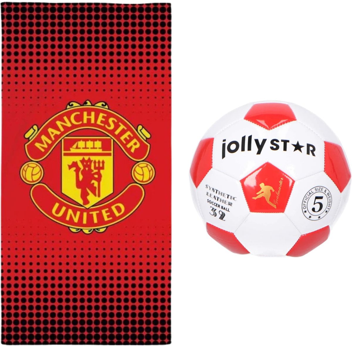 Manchester United strandset met strandlaken voor volwassenen