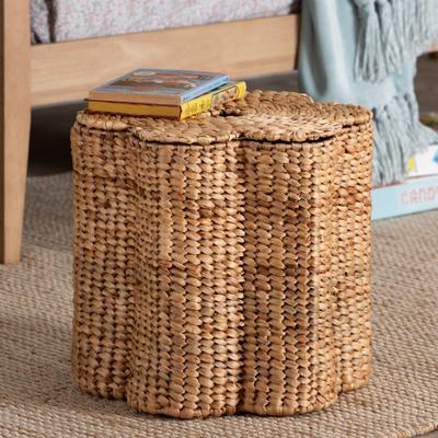 Della Woven Seagrass Laundry Hamper by Bali & Pari in Natural (Size OS)