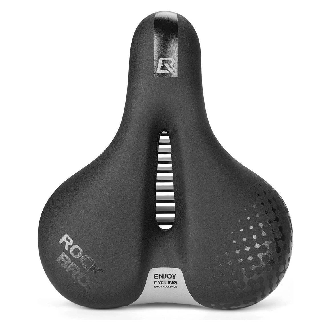 Rockbros Siodełko rowerowe 6876 komfortowe ergonomiczne - czarne (5907769390630)