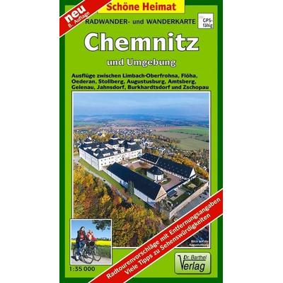 Radwander- und Wanderkarte Chemnitz und Umgebung, Sonstige von Verlag Barthel, Barthel, A, 978-3-89591-015-9