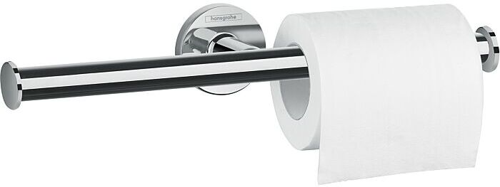 Hansgrohe Logis Universal Reservehalter 41717000 Messing, für 2 Papierrollen, chrom