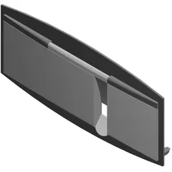 BOSCH Ersatzteil TTNR: 87155064980 Blende hellgrau