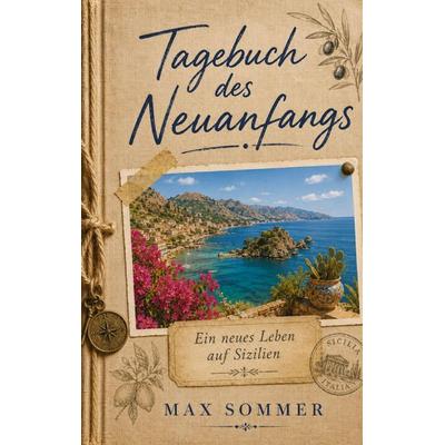 Tagebuch des Neuanfangs - Ein neues Leben auf Sizilien, Taschenbuch von Max Sommer, Sonne und Regen Verlag, 978-94-039-0763-5