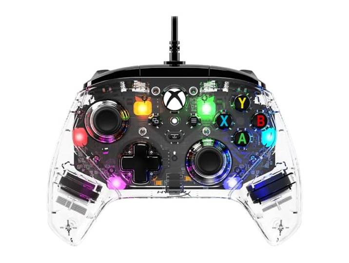 HyperX Clutch Gladiate RGB Controller met kabel voor Xbox One, Xbox Series X S, Windows 10/11, Joystick, Gamepad, Dual Vibratiemotoren, RGB