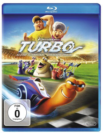 David Soren - Turbo - Kleine Schnecke, großer Traum (inkl. Digital Ultraviolet) [Blu-ray] - Preis vom 27.09.2026 03:53:48 h