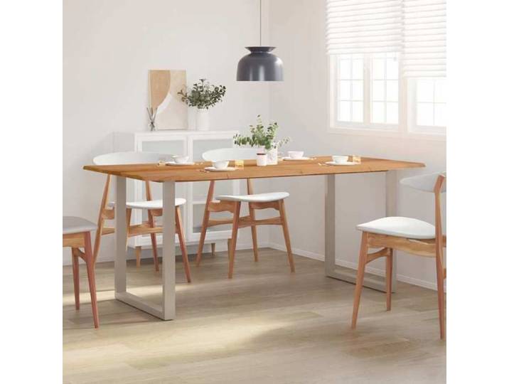 Table de salle à manger 180x90x76 cm Bois d'acacia massif - Cadre durable - design élégant(5229)