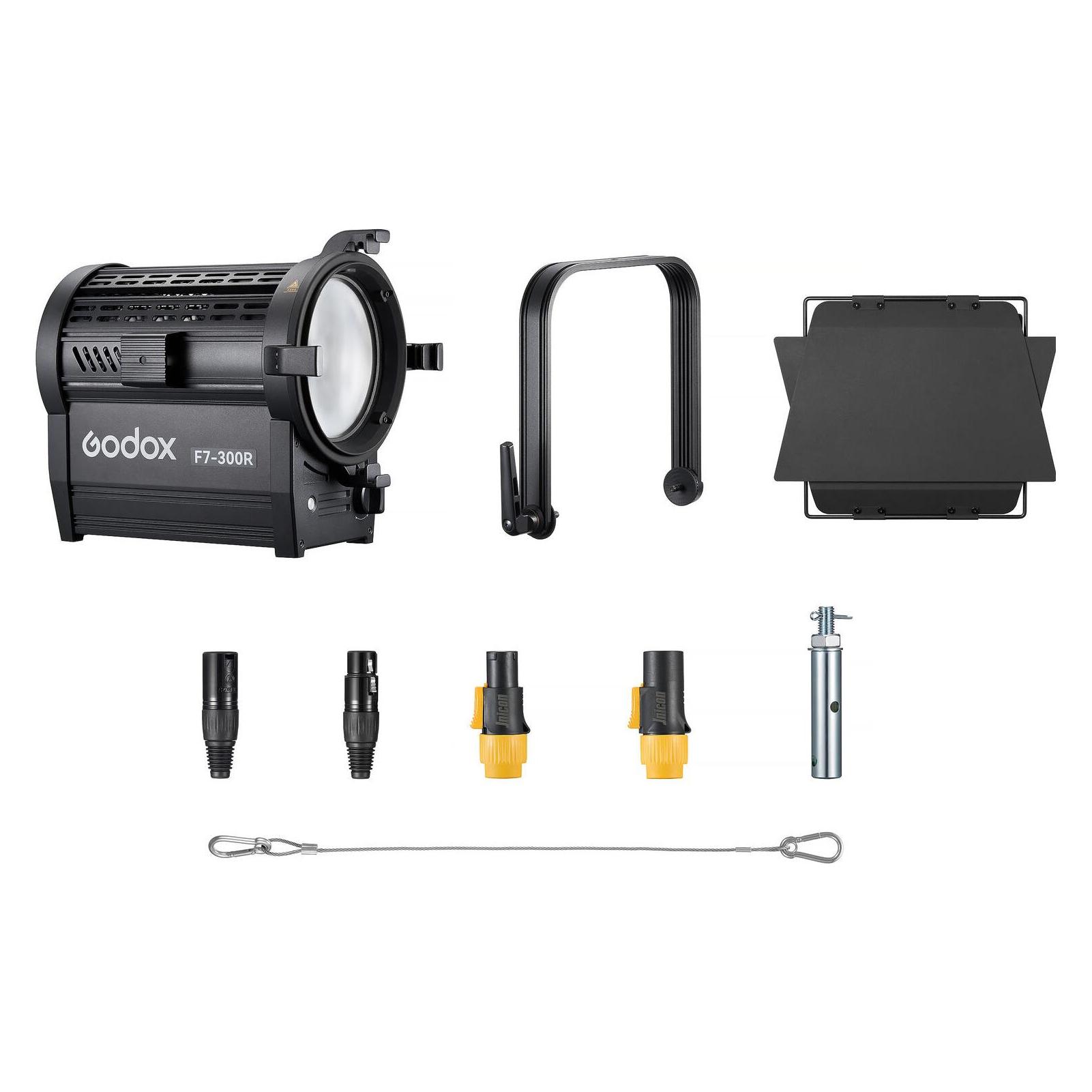 Godox F7 300R Full Color LED Fresnel Light (Studioleuchte) (D303721)